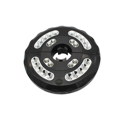 🔥50% Rabatt！💡 LED Klemmleuchte für Sonnenschirm & Stange – batteriebetrieben, 3 Leuchtmodi, wetterfest – perfekt für Terrasse, Camping & Garten