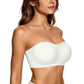 💞 Damen-Trägerloser Push-up-Bandeau-BH, rutschfest, kabellos, stützend, gepolstert, nahtlos, bequem, aus Jelly-Material