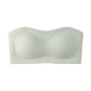 💞 Damen-Trägerloser Push-up-Bandeau-BH, rutschfest, kabellos, stützend, gepolstert, nahtlos, bequem, aus Jelly-Material