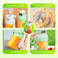 💥Heißer Verkauf ❄️Multifunctional Tragbare Saftpresse Tasse mit Digitalanzeige-Drink fresh juice for a healthy lifestyle
