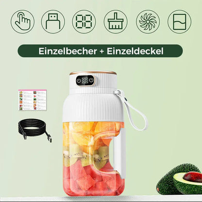 💥Heißer Verkauf ❄️Multifunctional Tragbare Saftpresse Tasse mit Digitalanzeige-Drink fresh juice for a healthy lifestyle