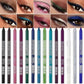 14er-Set Wasserfeste Farbige Gel-Liner – Metallic & Glänzendes Finish, Verwischfest & Perfekt Für Kreative Looks ✨