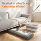 Großes Chenille-Wischmopp-Set (50 cm), 360° drehbar, für Nass- und Trockennutzung geeignet, inklusive mehrerer Ersatz-Wischmoppbezüge und faltbarem Eimer