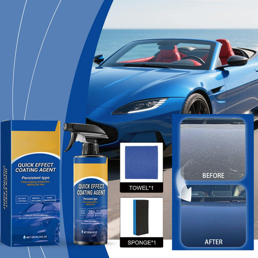 🔥Sonderangebot 2026🔥Autoglanz-Polierspray✨ (Gratis: Handtuch*1 + Schwamm*1)