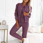 Dreiteiliges Set aus Baseballjacke und -hose für Damen