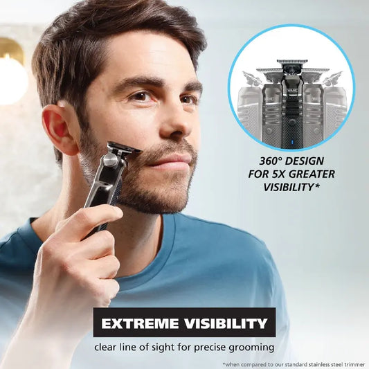 ⏳Nur für begrenzte Zeit: 50% Rabatt! 🏆Luxuriöses 3-in-1 professionelles Herren-Pflegeset – T-Klingen-Trimmer, Folienrasierer & Nasentrimmer – mit LED-Display und USB-Aufladung