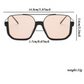 Leichte Sonnenbrille mit getönten Gläsern | Trendiger Stil