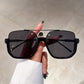 Leichte Sonnenbrille mit getönten Gläsern | Trendiger Stil