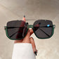 Leichte Sonnenbrille mit getönten Gläsern | Trendiger Stil