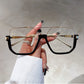 Leichte Sonnenbrille mit getönten Gläsern | Trendiger Stil
