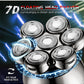 💪 7D-Rasiererset | 5-in-1-Multifunktionsrasierer⚡ Kabelloses Laden + LED-Ladezustandsanzeige🚿 Für Trocken- und Nassrasur · Abwaschbar🪐 Praktisch für unterwegs