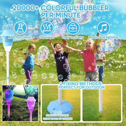 Leuchtende Seifenblasenmaschine – das beliebteste Gartenspielzeug für Kinder