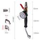 Hochleistungs-Reifenfüller: Mit Manometer & Doppelkopf für Auto & Moto