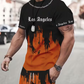 👕 55% RABATT! 🔥 Herren-Set aus grafisch bedrucktem T-Shirt & Shorts – Weicher Stoff, Auffälliges Design & Perfekt Für Sommertage ☀️