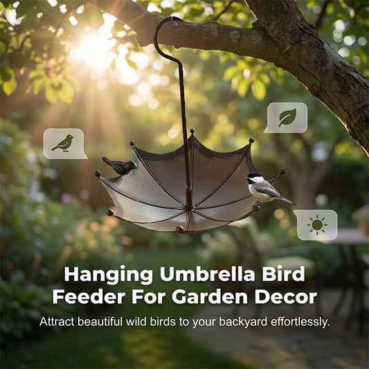 🐦 Hängendes Vogelfutterhaus und Vogelbad – Doppelte Freude für Ihre Gartengäste! 🌿💧