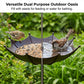 🐦 Hängendes Vogelfutterhaus und Vogelbad – Doppelte Freude für Ihre Gartengäste! 🌿💧