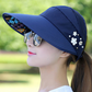 🧢 50% RABATT! ☀️ Faltbarer Sonnenhut mit breiter Krempe & Pferdeschwanz-Öffnung – UV-Schutz, leicht zu verstauen & perfekt für Reisen und Strand 🏖️