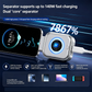 🔥50% Rabatt❄️🛡️140W Schnellladeadapter USB‑C mit KI-automatischer Abschaltung, Intelligenter Akkuschutz & Lichtring-Anzeige, Universal Kompatibel für Laptop Smartphone Tablet