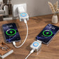 🔥50% Rabatt❄️🛡️140W Schnellladeadapter USB‑C mit KI-automatischer Abschaltung, Intelligenter Akkuschutz & Lichtring-Anzeige, Universal Kompatibel für Laptop Smartphone Tablet