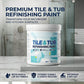 Premium Fliesenlack & Wannenbeschichtungs-Set – Reparaturlösung für Badezimmer