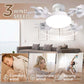 🌀Neuer Deckenventilator mit E27-Fassung und Beleuchtung – 2-in-1-LED-Ventilator mit Fernbedienung, energiesparende Kühl- und Beleuchtungskombination fürs Schlafzimmer